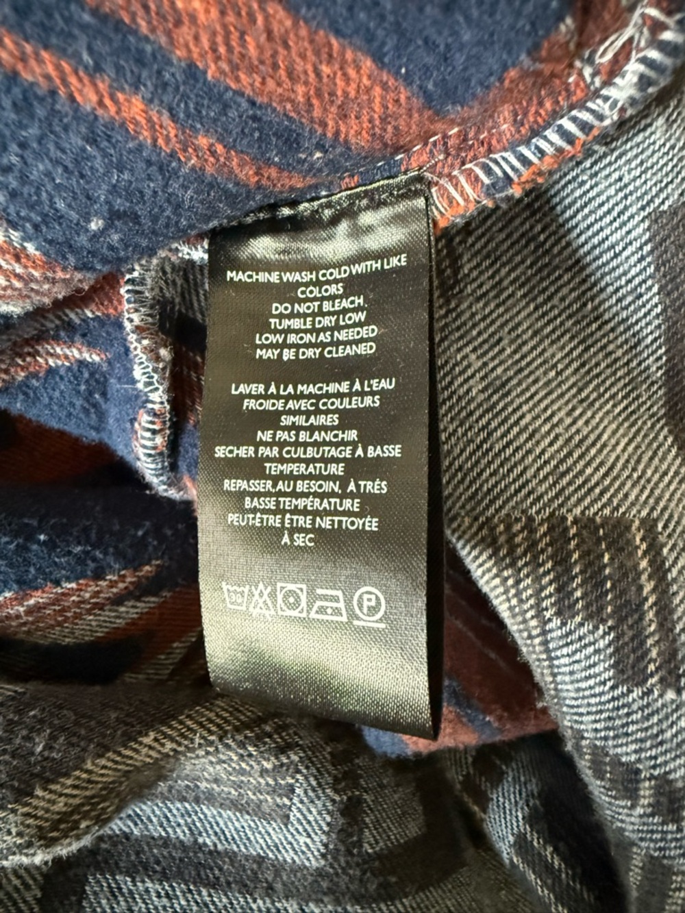 Women’s We The Free Arizona Sky 
buttoned pullover in Navy, Brown & Gray, XS - Picture 5 of 5
